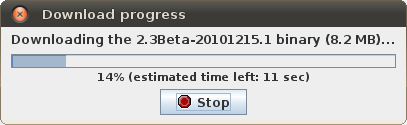 Download progress
          window